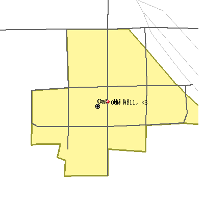 Oak Hill map