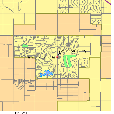 Arizona City map