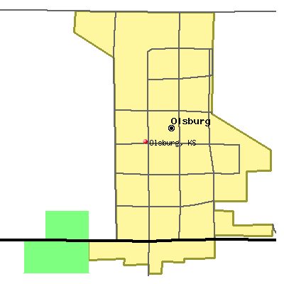 Olsburg map