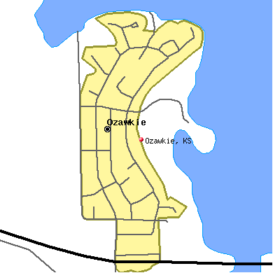 Ozawkie map