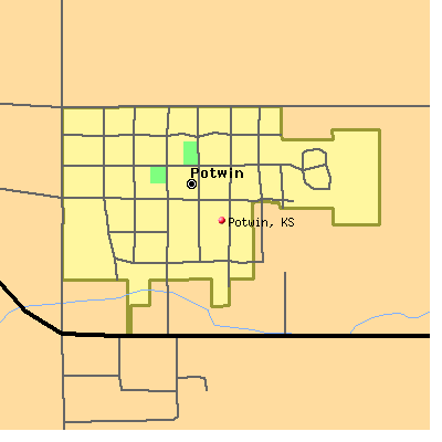 Potwin map