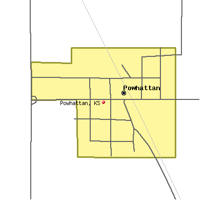 Powhattan map
