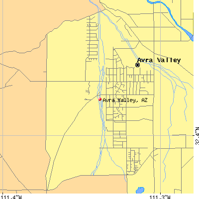 Avra Valley map