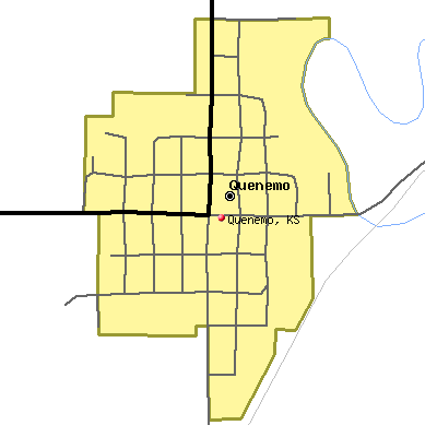 Quenemo map
