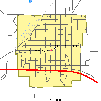 St. Francis map