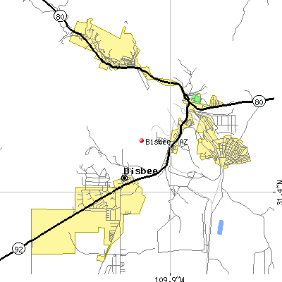 Bisbee map