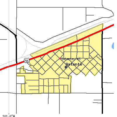 Satanta map