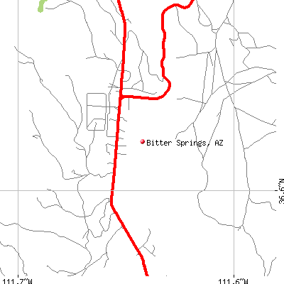 Bitter Springs map
