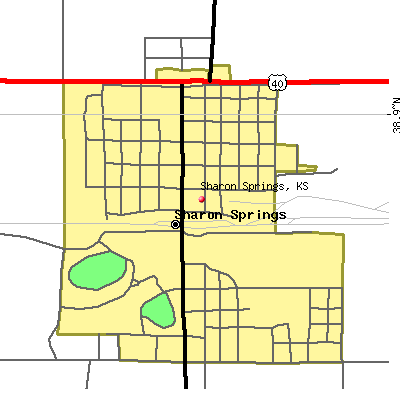 Sharon Springs map