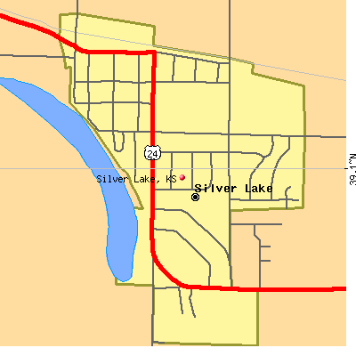 Silver Lake map