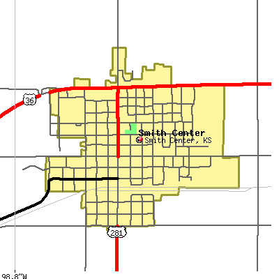 Smith Center map