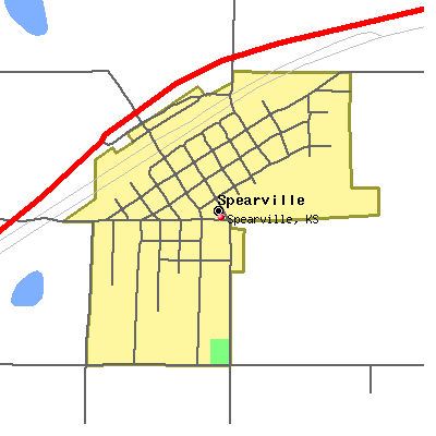 Spearville map