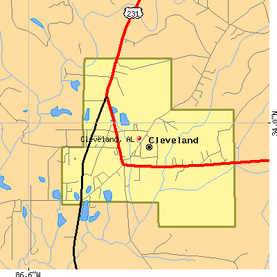 Cleveland map