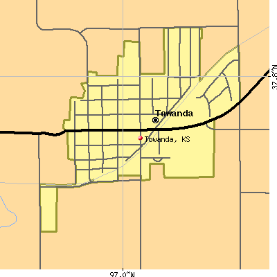 Towanda map