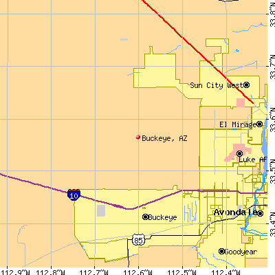 Buckeye map