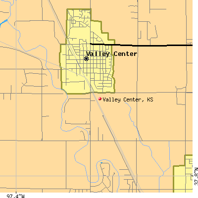 Valley Center map