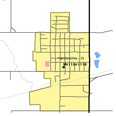 Wellsville map