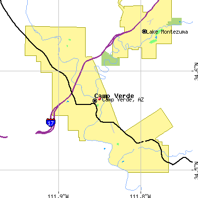 Camp Verde map