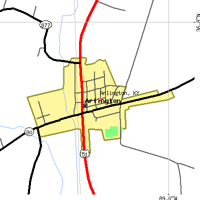 Arlington map