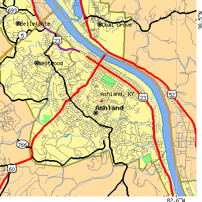 Ashland map
