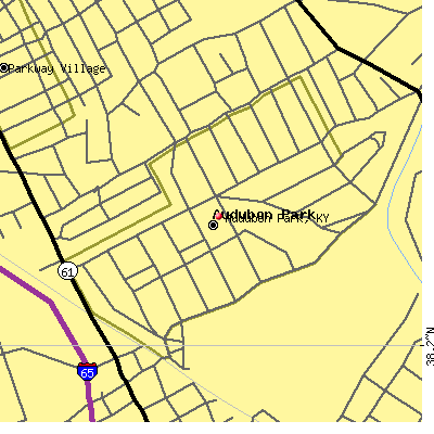 Audubon Park map