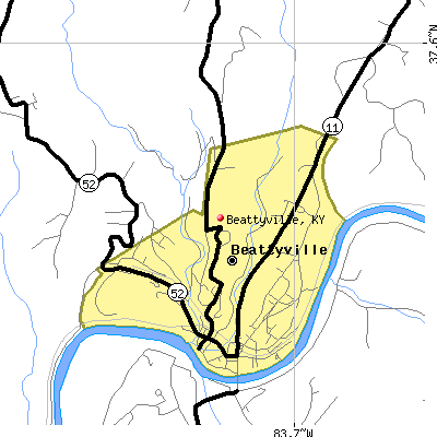 Beattyville map