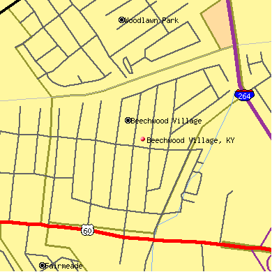 Beechwood Village map