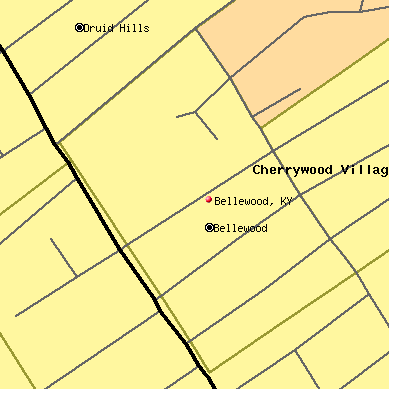 Bellewood map