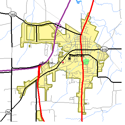 Benton map