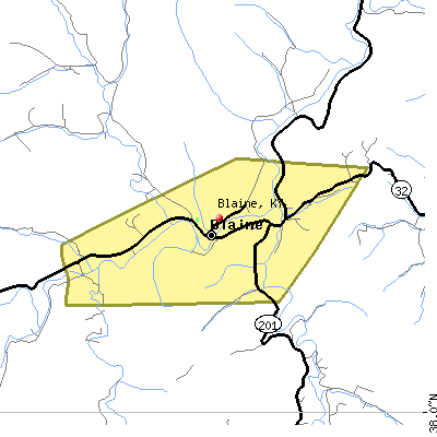 Blaine map