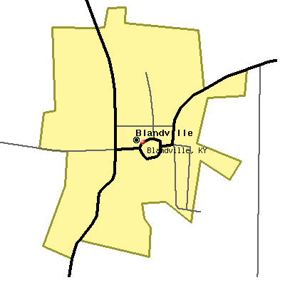 Blandville map