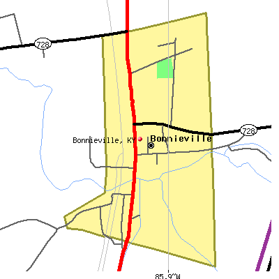 Bonnieville map