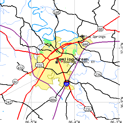 Bowling Green map