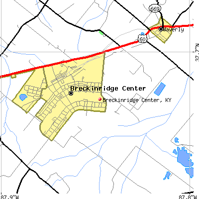 Breckinridge Center map