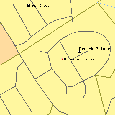 Broeck Pointe map