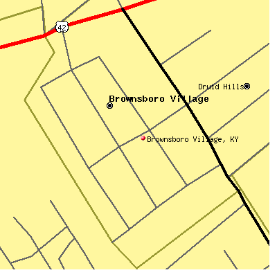 Brownsboro Village map