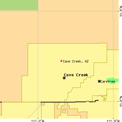 Cave Creek map
