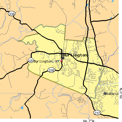 Burlington map