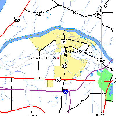 Calvert City map