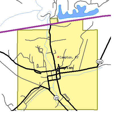 Campton map