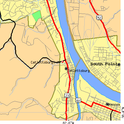 Catlettsburg map