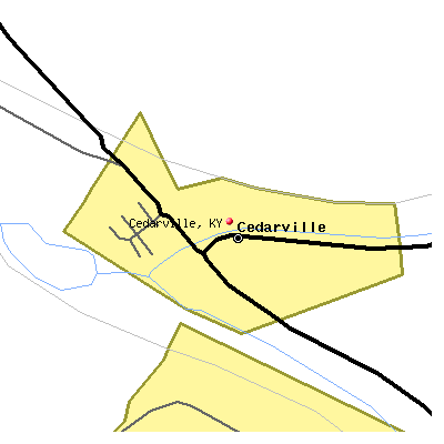 Cedarville map