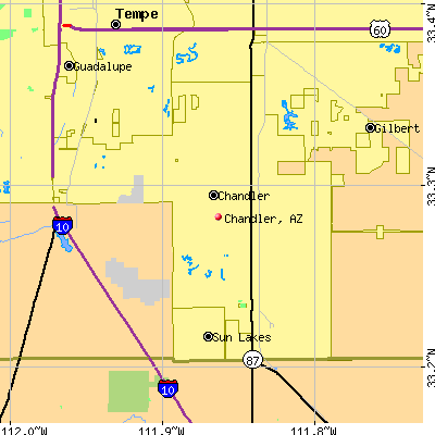 Chandler map