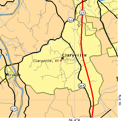 Claryville map