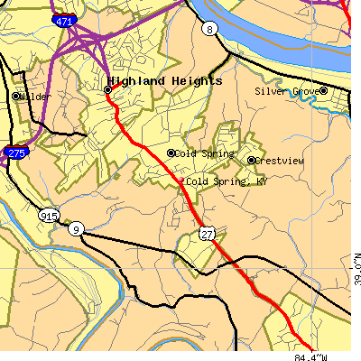 Cold Spring map