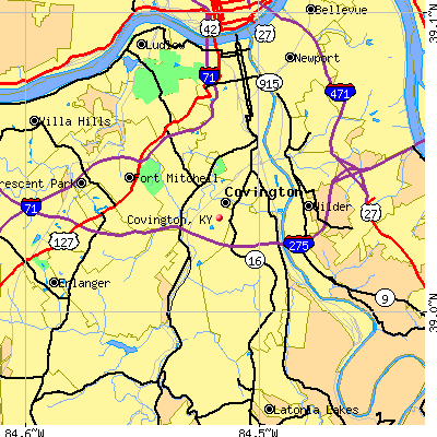 Covington map