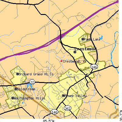 Crestwood map