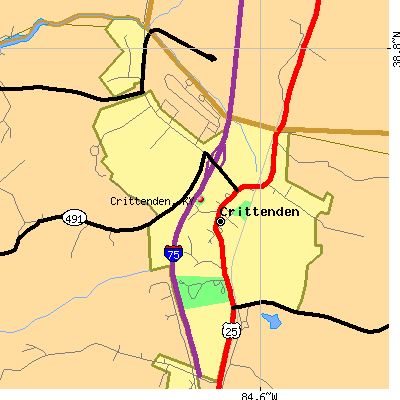 Crittenden map