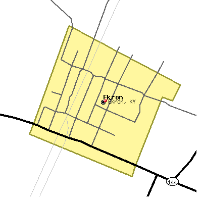 Ekron map