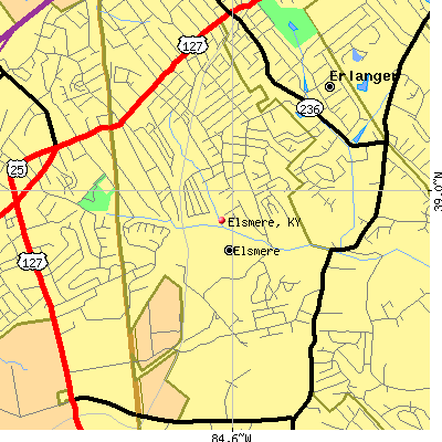 Elsmere map